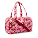 AMAZON ESSENTIALS WOMEN'S QUILTED WEEKENDER DUFFEL GYM BAG PINK FLORAL - Like New