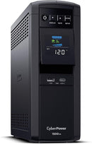 CyberPower PFC Sinewave UPS 1500VA/1000W 12 Outlets Tower CP1500PFCLCD - BLACK New