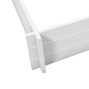 New England Hudson Raised Garden Beds, 4' x 4', Pack of 3, Durable White Vinyl - Like New
