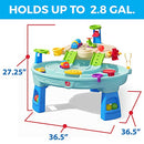Step2 Ball Buddies Adventure Center Water Table for Kids, 23 Pieces - Blue - Like New