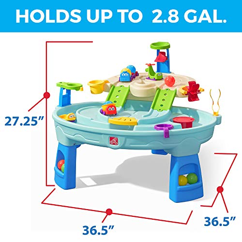 Step2 Ball Buddies Adventure Center Water Table for Kids, 23 Pieces - Blue - Like New