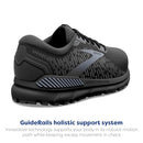 BROOKS MEN ADDICTION GTS 15 SUPPORTIVE RUNNING SHOE 2E WIDE BLACK/EBONY SIZE 10W - Brand New
