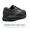 BROOKS MEN ADDICTION GTS 15 SUPPORTIVE RUNNING SHOE 2E WIDE BLACK/EBONY SIZE 10W - Brand New