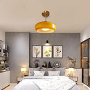 VTMCKTZ Mid Century Glass Ceiling Light Orange Pendant Lighting Fixture - Brand New