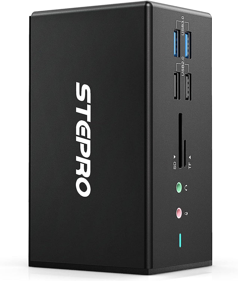 STEPRO 14 in 1 USB C Docking Station Quadruple Monitor - Scratch & Dent