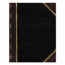 NATIONAL TEXHIDE SERIES RECORD BOOK, 14.25" X 8.75", 300 PAGES (57131) - BLACK - Like New