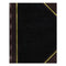 NATIONAL TEXHIDE SERIES RECORD BOOK, 14.25" X 8.75", 300 PAGES (57131) - BLACK - Like New