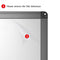 VIZ-PRO Magnetic Dry Erase White Board, 48 X 36 Inches, Black Aluminium Frame - Like New