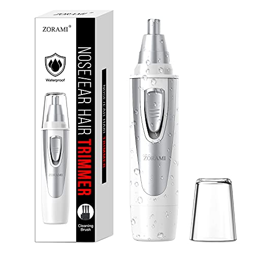 ZORAMI Ear & Nose Hair Trimmer Clipper Painless Eyebrow Hair Men Women - WHITE - Like New