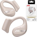 JVC NEW NEARPHONES OPEN EAR TRUE WIRELESS SINGLE EAR USE HA-NP50T - BEIGE - Like New
