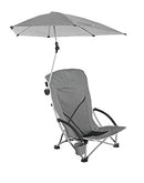 SPORT-BRELLA CHAIR UPF 50+ ADJUSTABLE UMBRELLA BEACH CHAIR 10253 - GRAY - Brand New