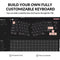 KEYCHRON Q8 WIRED MECHANICAL KEYBOARD VERSION QMK/VIA GATERON RED SWITCH - BLACK - Like New
