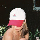 FRASIER STERLING EMBROIDERED SAILBOAT CAP - CREAM / RED - Brand New