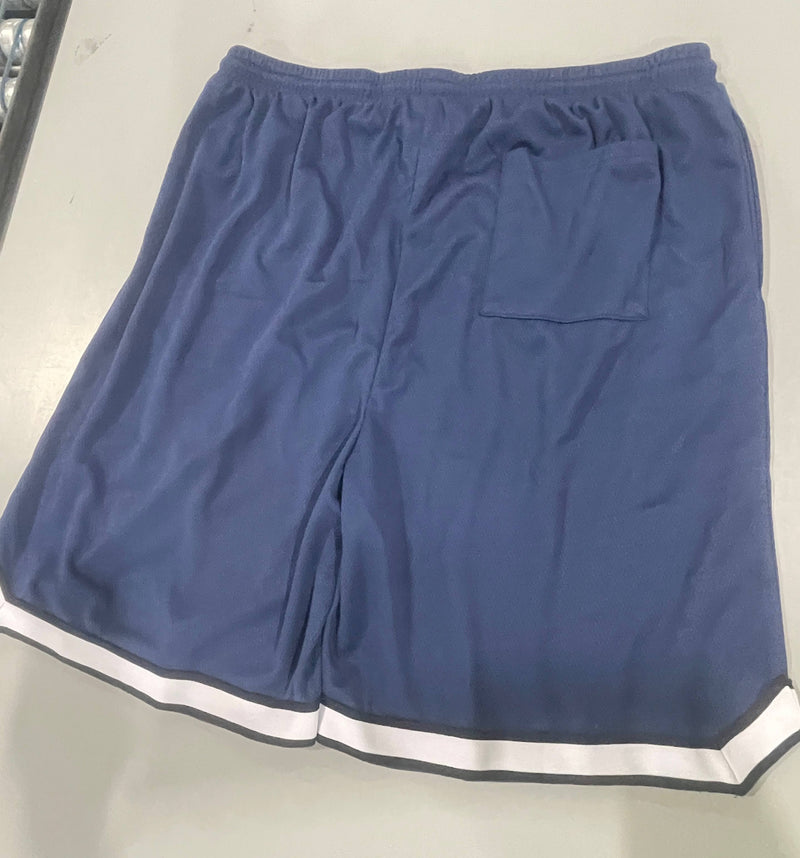 JUMP START MEN'S ACTIVE DRAWSTRING MESH BASKETBALL SHORTS,SIZE: XL - NAVY - Brand New