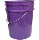 House Naturals 5 Gallon Purple Food Grade Plastic Bucket 3 Pack Black lids - Brand New