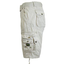 GALAXY BY HARVIC MENS CARGO SHORTS BELTED COTTON TWILL FLAT - SIZE: 30 - STONE - Brand New