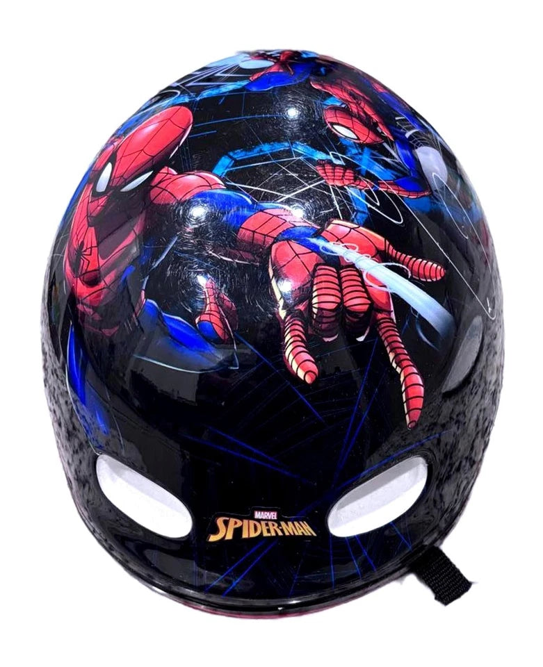 MARVEL SPIDER-MAN KIDS HELMET - SIZE 48-52 CM - RED - Like New