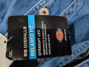 DICKIES WOMEN PLUS RELAXED FIT BIB OVERALLS SIZE: 24W - STONEWASHED MEDIUM BLUE - Brand New