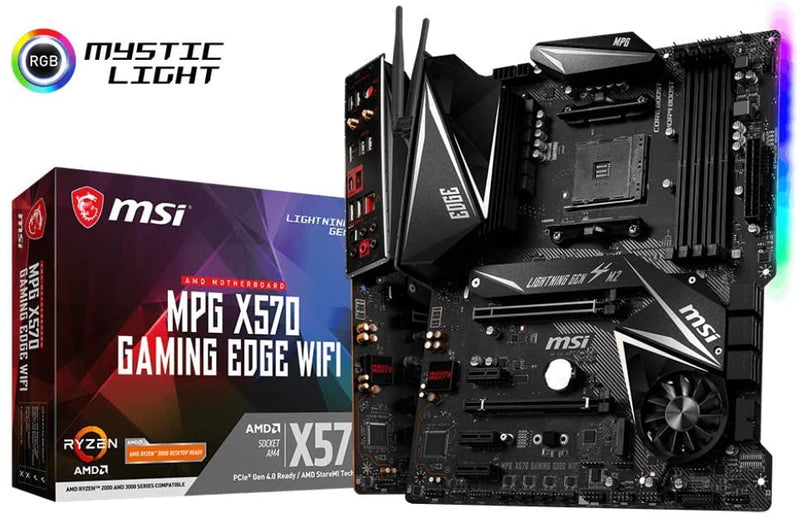 MSI MPG X570 GAMING EDGE WIFI ATX Motherboard MPG-X570-GAMING-EDGE-WIFI - Like New