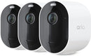 Arlo Pro 4 Spotlight Camera - Wireless Security 2K Video & HDR - 3 Pack - White Like New