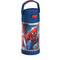 THERMOS KID 12OZ STAINLESS STEEL FUNTAINER WATER BOTTLE BAIL HANDLE - SPIDER-MAN - Like New