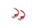 C2G 00847 6ft Cat6 Snagless Shielded (STP) Network Patch Cable - Red - Category