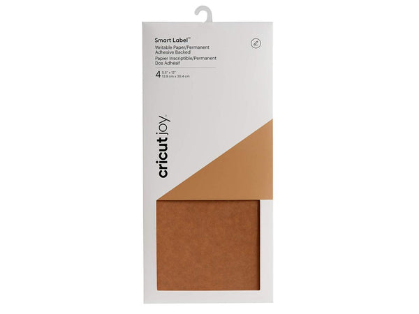 Cricut Joy Smart Label Writable Permanent Paper | 4 Sheets 5.5"x12" 2007361