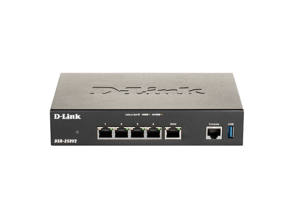 D-Link Gigabit VPN Router | Perfect for Remote Work | 4 Port Gigabit Dual WAN