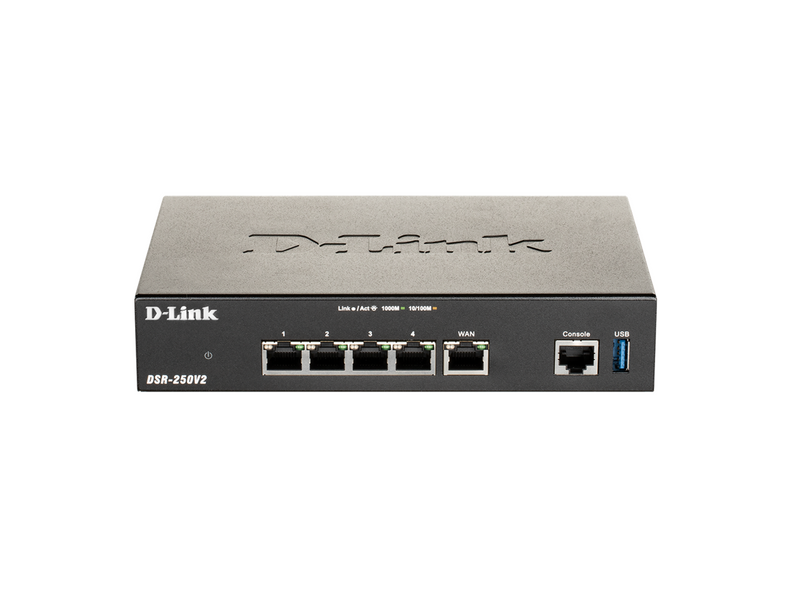 D-Link Gigabit VPN Router | Perfect for Remote Work | 4 Port Gigabit Dual WAN
