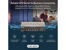 D-Link Gigabit VPN Router | Perfect for Remote Work | 4 Port Gigabit Dual WAN