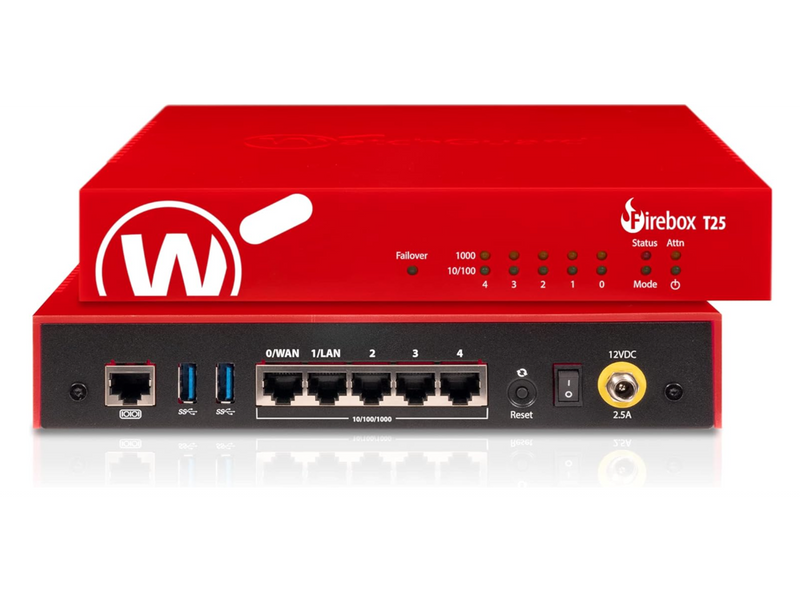 WatchGuardFirebox T25-W with 1-yr Standard Support