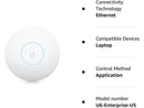 Ubiquiti UniFi6 Enterprise Multi-band IEEE 802.11 a/b/g/n/ac/ax 10.20 Gbit/s