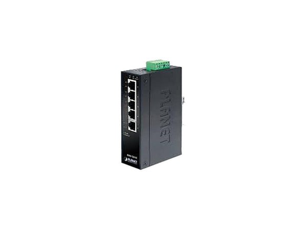 PLANET ISW-501T 5-Port 10/100TX Industrial Fast Ethernet Switch (-40~75 Degrees