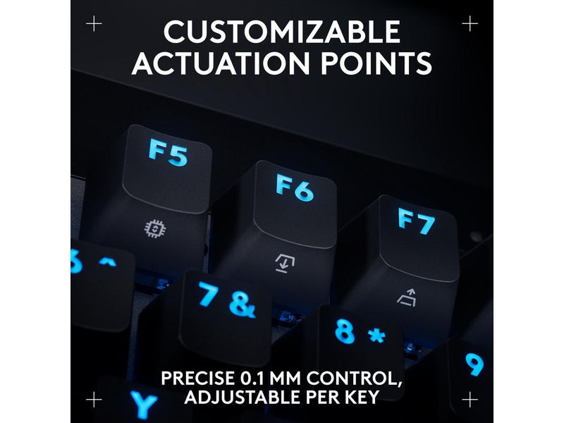 Logitech G PRO X TKL RAPID Tenkeyless Wired Gaming Keyboard With Magnetic Analog