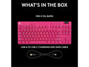 Logitech G PRO X TKL Rapid Wired Gaming Keyboard - Magnetic Analog Switches, RGB