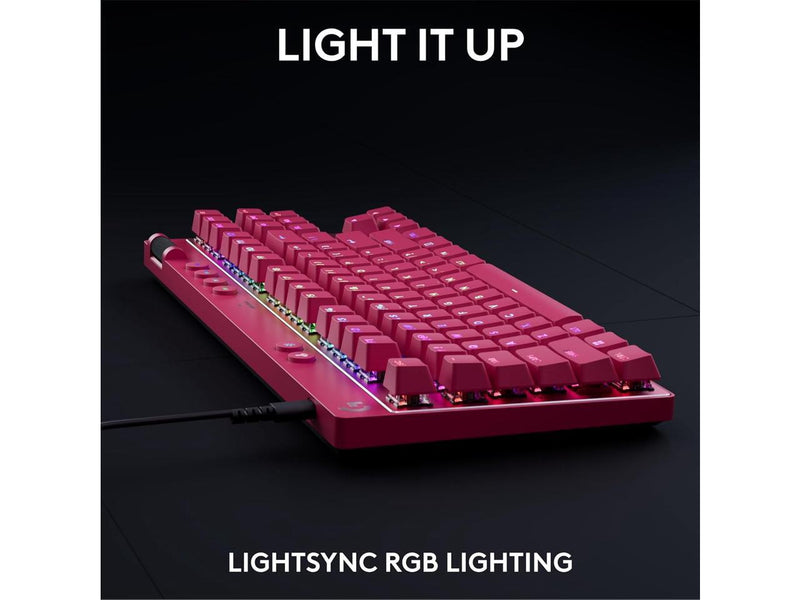 Logitech G PRO X TKL Rapid Wired Gaming Keyboard - Magnetic Analog Switches, RGB