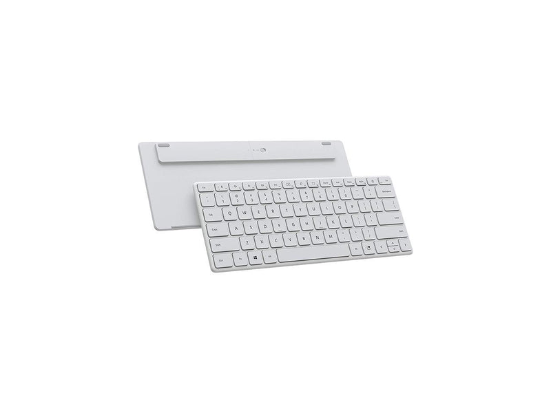 Microsoft Designer Compact Keyboard - Glacier. Standalone Wireless Bluetooth