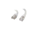 C2G 00923 C2G 10FT CAT6 SNAGLESS SHIELDED (STP) NETWORK PATCH CABLE - WHITE