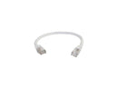 C2G 00923 C2G 10FT CAT6 SNAGLESS SHIELDED (STP) NETWORK PATCH CABLE - WHITE