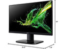 Acer KA272 EBI 27" IPS Full HD (1920 x 1080) Zero-Frame Gaming Office Monitor |
