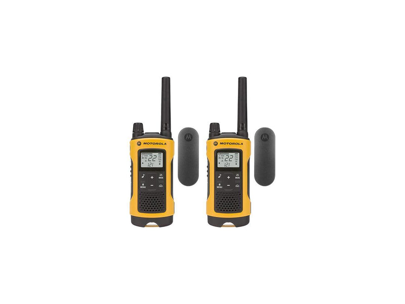 MOTOTROLA T402 35 MILE 2 PACK WEATHERPROOF NOAA RADIOS
