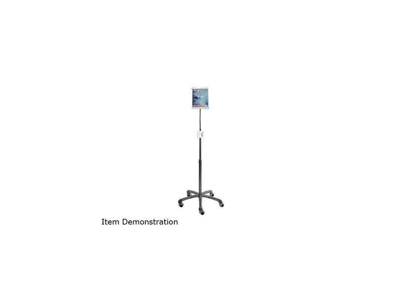 CTA Digital Heavy-Duty Security Gooseneck Floor Stand for 7-13" Tablets