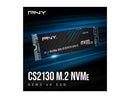 PNY CS2130 500GB M.2 PCIe NVMe Gen3 x4 Internal Solid State Drive (SSD)