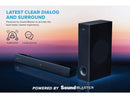 Creative Labs Stage V2 2.1 Soundbar Speakers with Subwoofer, Clear Dialog and