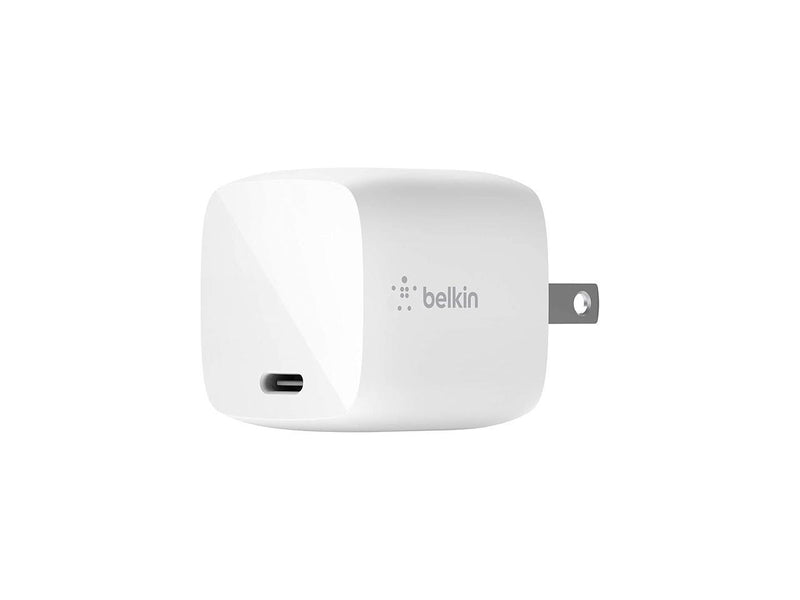 Belkin 30W USB-C Wall Mount GaN Charger PD Power Delivery for iPhone Fast