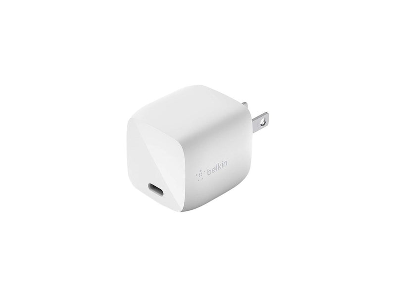 Belkin 30W USB-C Wall Mount GaN Charger PD Power Delivery for iPhone Fast