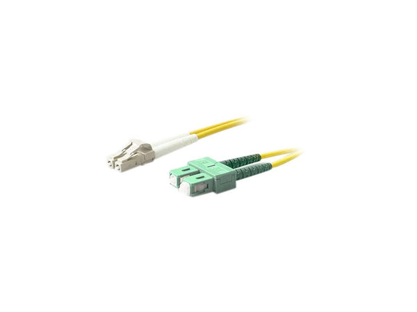 THIS IS A 15M LC (MALE) TO SC (MALE) YELLOW DUPLEX RISER-RATED FIBER PATCH CABLE