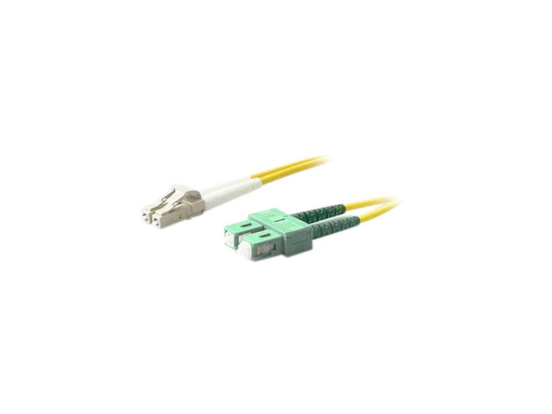 THIS IS A 15M LC (MALE) TO SC (MALE) YELLOW DUPLEX RISER-RATED FIBER PATCH CABLE