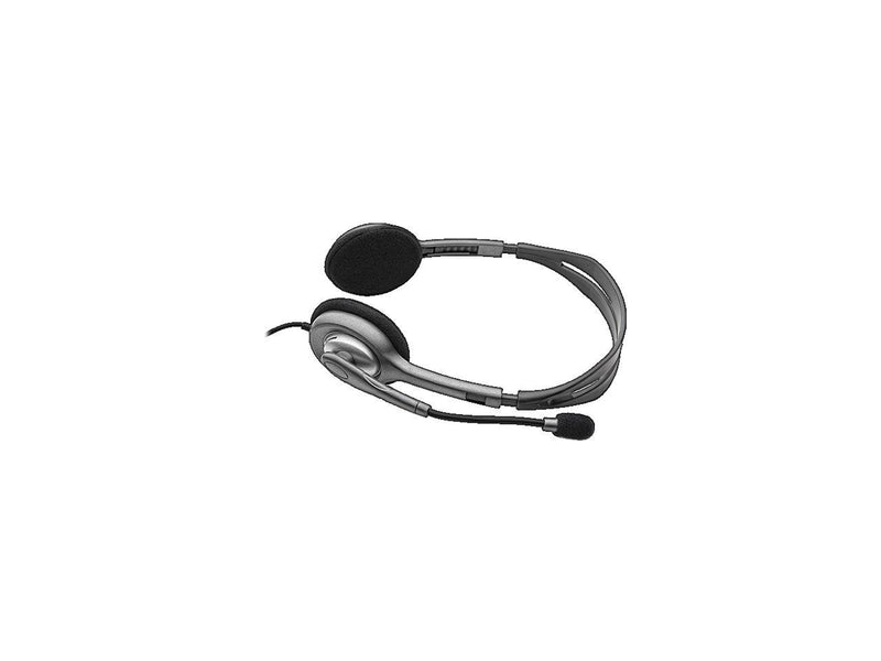 Logitech H111 Wired Headset, Stereo Headphones with Noise-Cancelling
