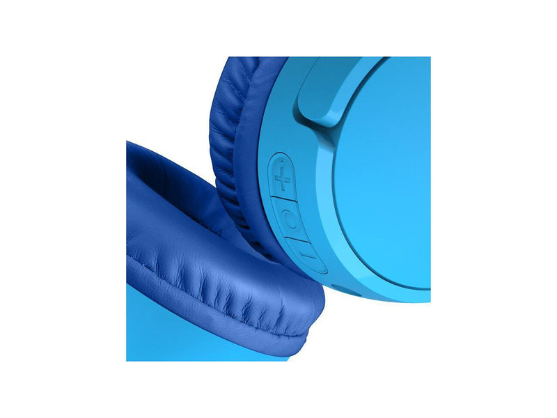 Belkin SoundForm Mini Wireless On-Ear Headphones for Kids - Blue